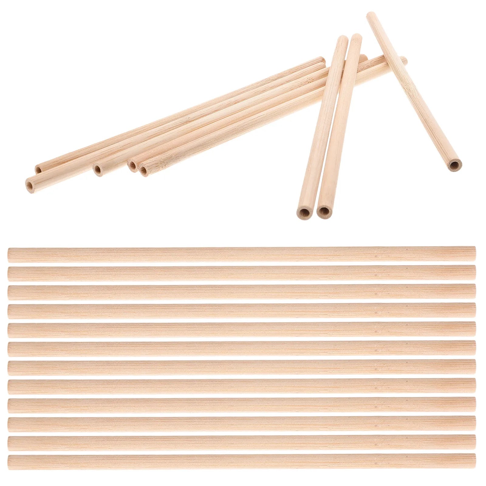 50Pcs Eco Friendly Bamboo Bee Tubes Simple Stable Structure Nesting Tube Inserts for DIY Beehive Bee Houses Beekeeping Supplies Peaceful Pleasures Health and Wellness
