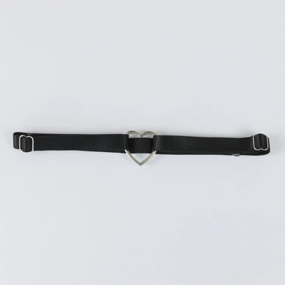 Lolita Garters Leg Belt Punk Cross Heart Bow Ring Goth Elastic Bell