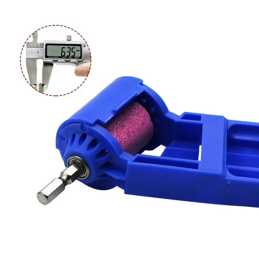 Portable Drill Bit Sharpener Corundum Grinding Wheel for Grinder Polishing Kit Tools Wheel Drill Straight Shank Bit Sharpener Peaceful Pleasures Health and Wellness