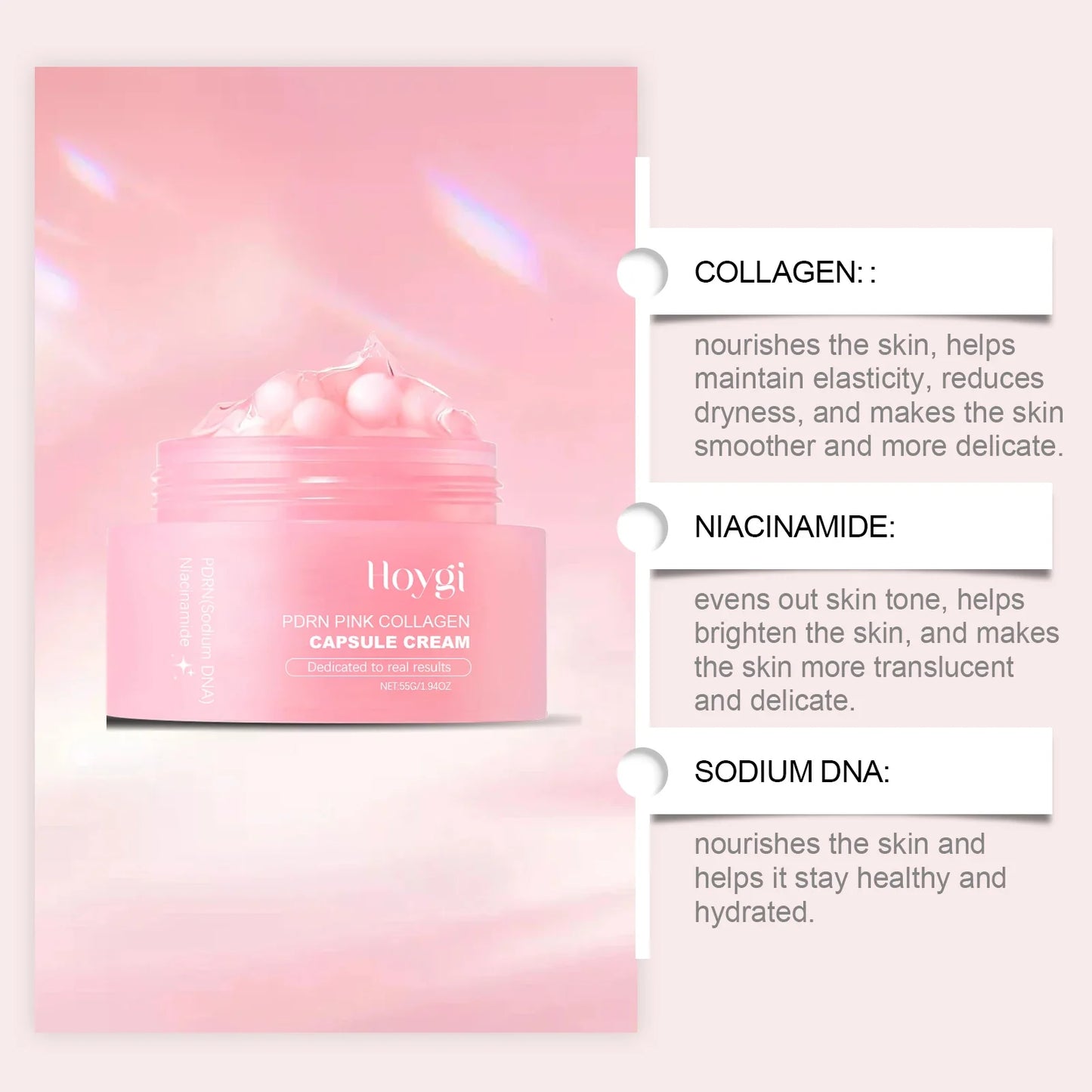 Collagen Capsule Face Cream – Hydrating & Firming | 55g
