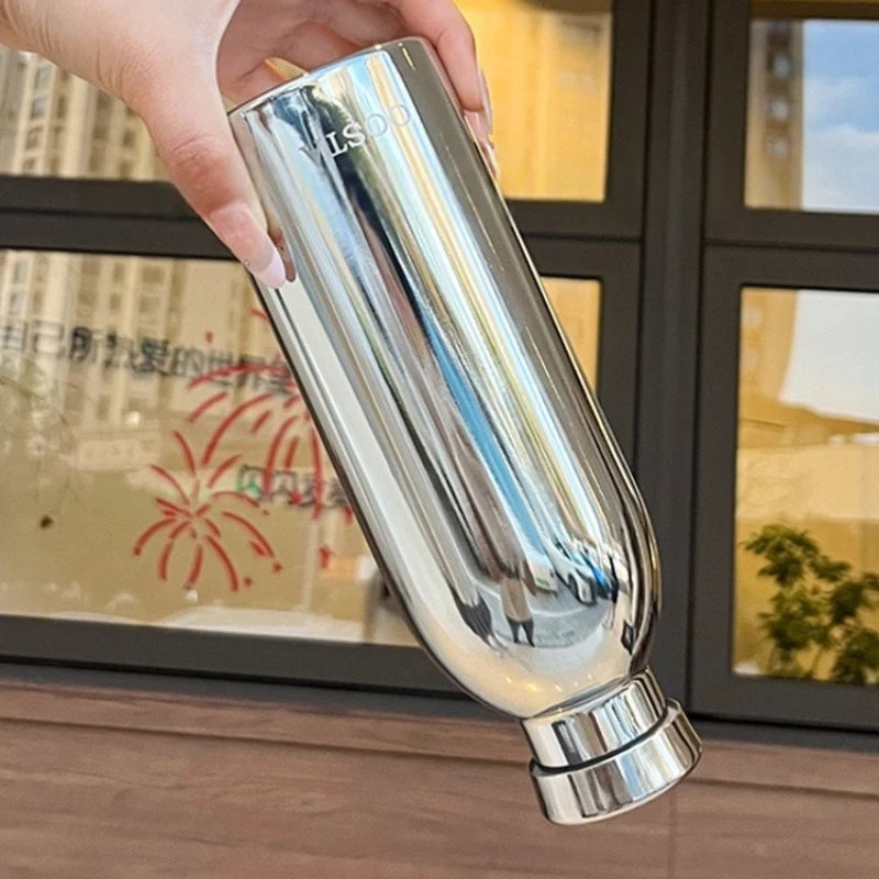 Mirror-Finish Stainless Steel Insulated Travel Cup 500ml Insulated Travel Cup Peaceful Pleasures Health and Wellness