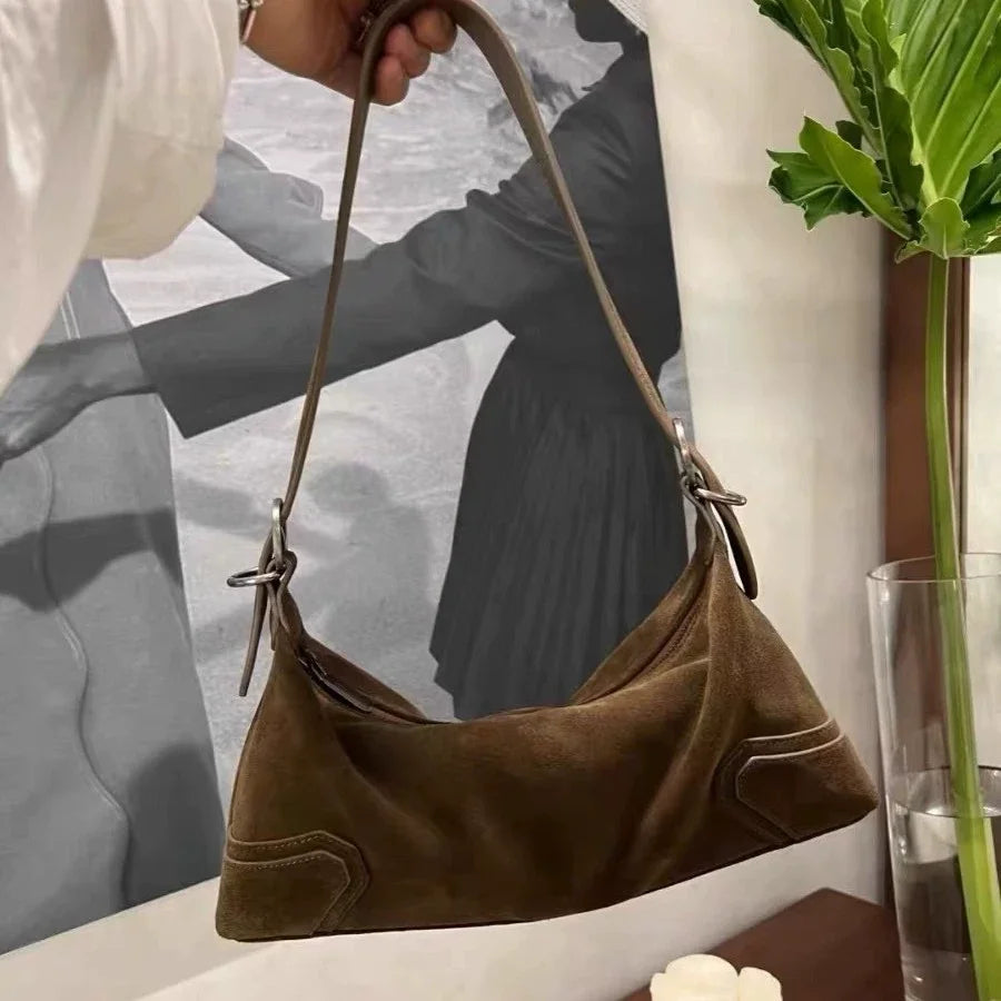 New Versatile Vintage Niche Texture Armpit Bag New Autumn Women Motorcycle Bag Minimalist Shoulder Bags Casual Commuter Handbag Peaceful Pleasures Health and Wellness
