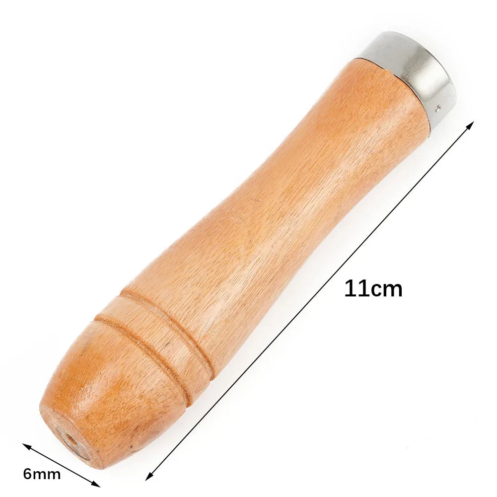 Wooden File Handle Replacement Metal Collar Wide Range Applications