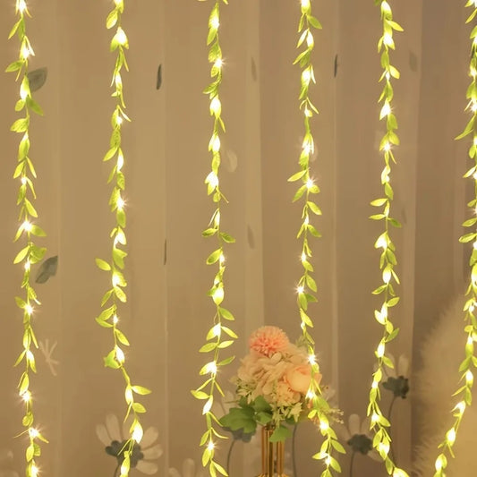 2M 20 LED Willow Fairy Light Vine – Artificial Flower Decor Fairy String Lights Oasis Select