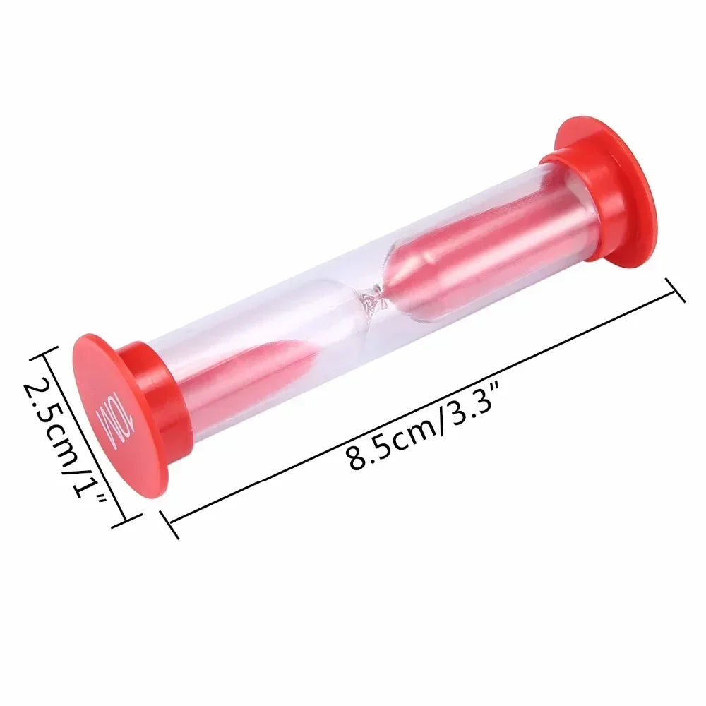 6Pcs Sand Clock Colorful Hourglass 30 Seconds 1 Minute 2 Minutes Decoration Home Watch Wall Hour Timer Sensory Clocks Decor Peaceful Pleasures Health and Wellness