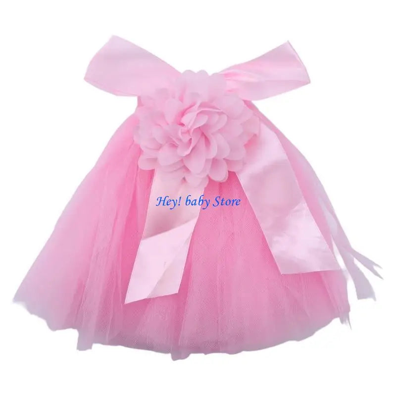 Newborn Baby Girl Tutu Skirt & Headband Photography Prop Set