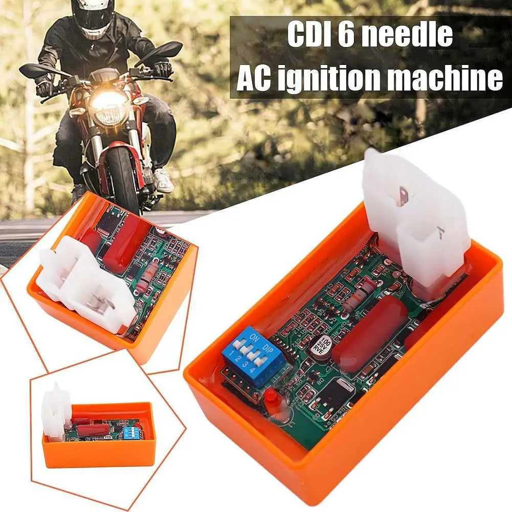 Motorcycle Lgnition 6 Pin 5 Pin AC CDI Box 4 Pin DC CDi with DIP Switch Speed limit4000-12000 for BIZ100 SUPER100 XY50-Q WEB100 Peaceful Pleasures Health and Wellness