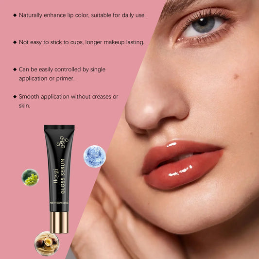 Glow Lip Serum Remove Dead Skin Fade Lip Lines Hydration Moisturizing Lip Balm Reduce Dryness Anti-Dry Crack Dry Care Peaceful Pleasures Health and Wellness