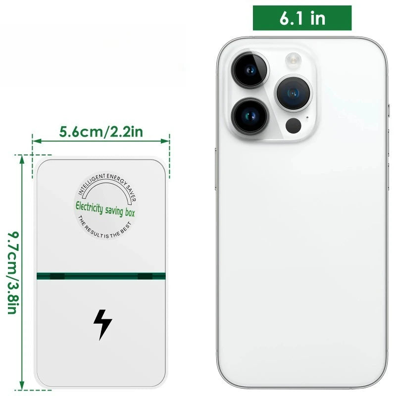 2/4Pcs Electric Energy Saver 90V-250V US Standard Household Power Saving Box Smart Bill Killer for Electricity Conservation Peaceful Pleasures Health and Wellness