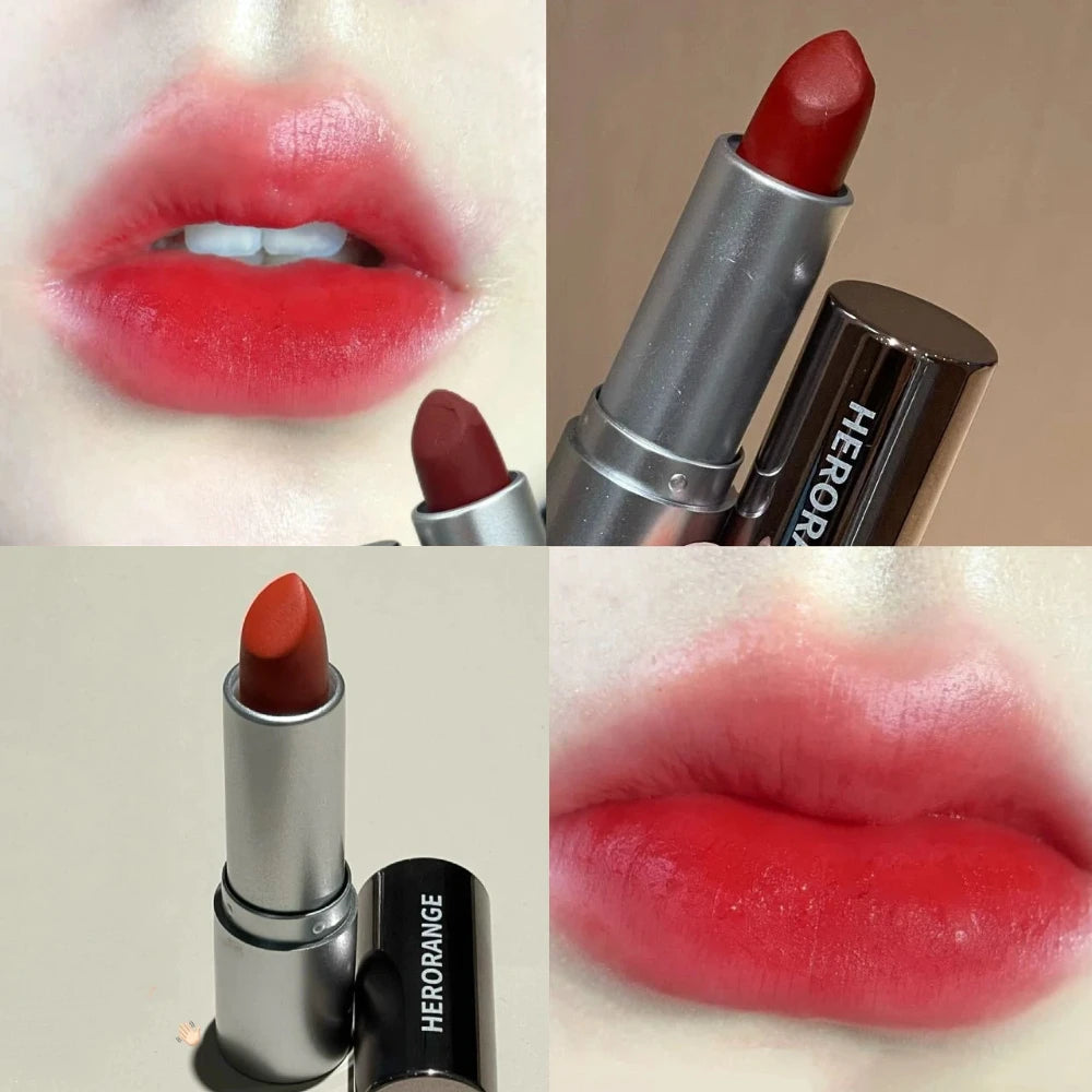 Korean Velvet Matte Lipstick – Long-Lasting Non-Transfer Lip Tint