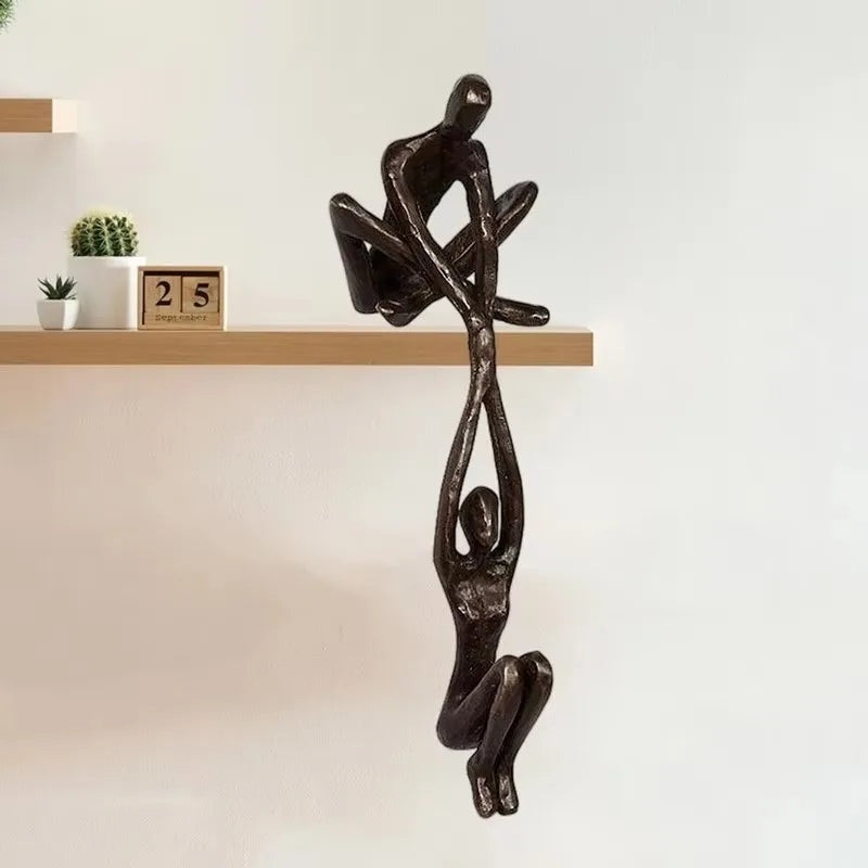 Male Female Dance Art Sculpture Abstract Lover Decoration Home