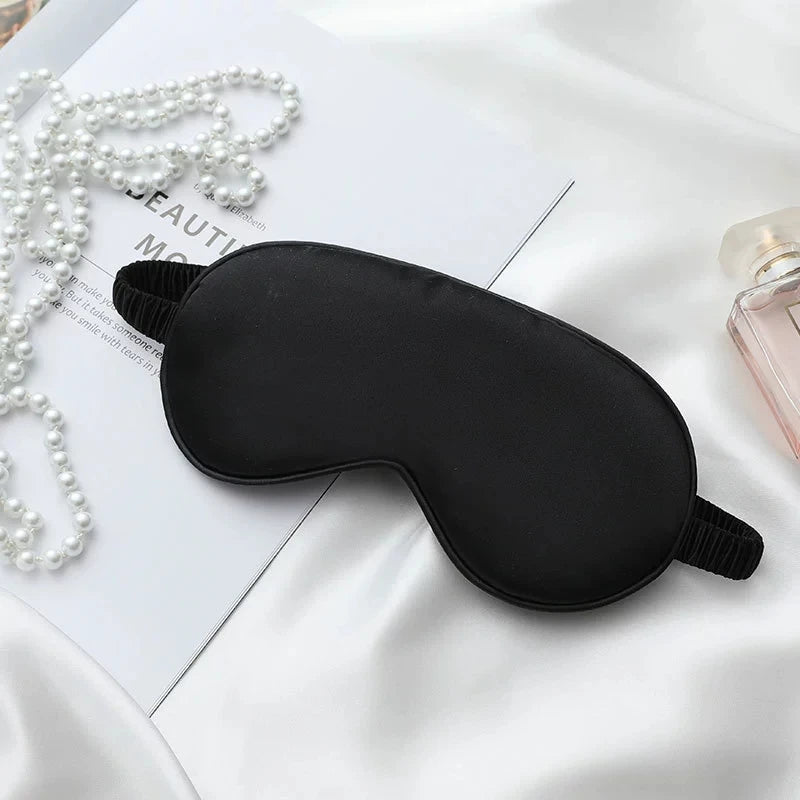 Soft Silk Sleep Mask – 100% Blackout & Zero Eye Pressure