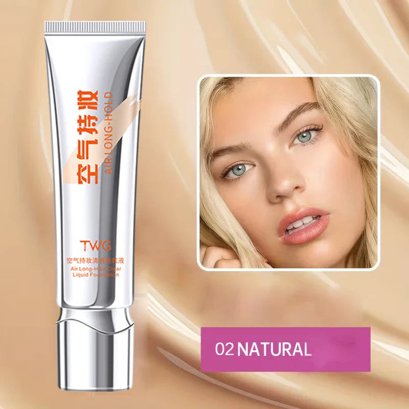 Clear Air Liquid Foundation – Waterproof & Natural Finish