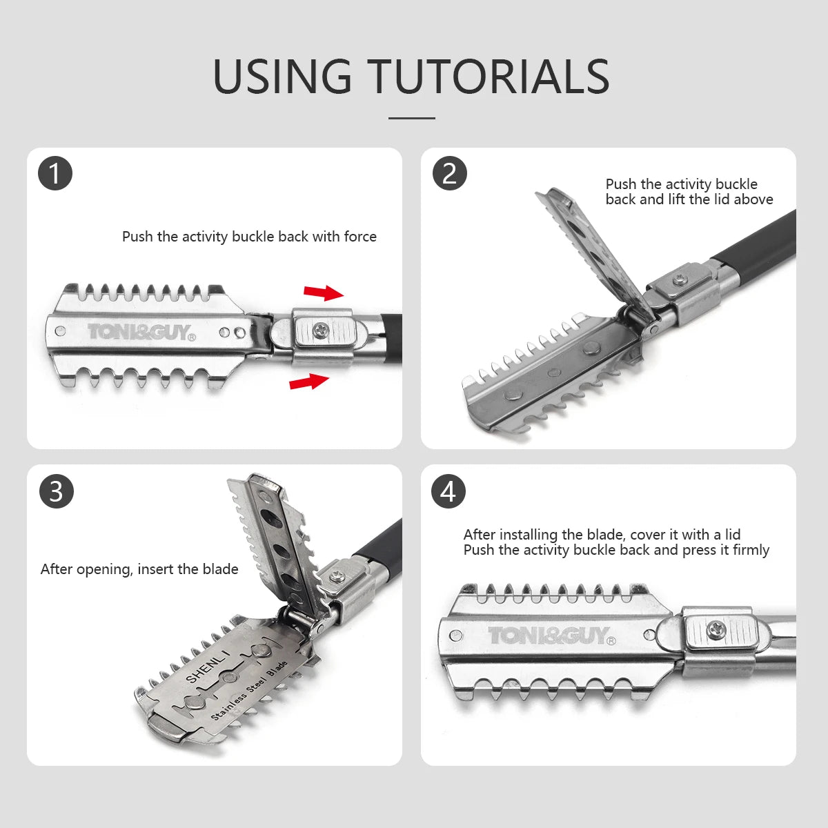 Barbershop Double-edge Razor Blade Salon Manual Hairdressing Thinning Razor Comb Pro Barber Haircutting Styling Tool Accessories Peaceful Pleasures Health and Wellness