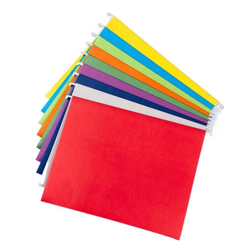 10PCS A4 Hanging File Folder Letter Size Portable Hanging File Organizer Large Capacity Paper Hanging Document Clip Peaceful Pleasures Health and Wellness Random 10Pcs