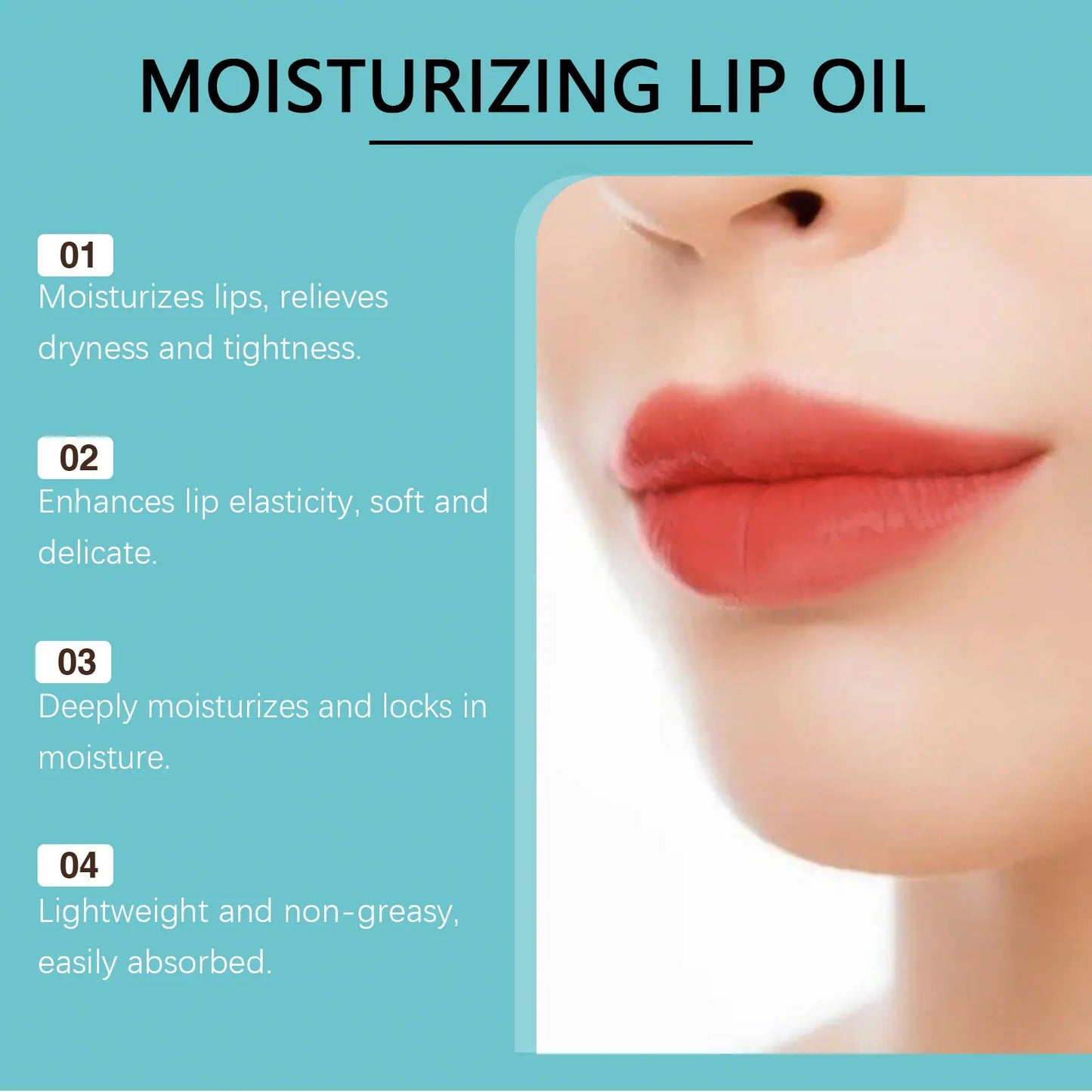 Moisturizing Lip Oil – Plumping, Hydrating & Glossy Lip Care