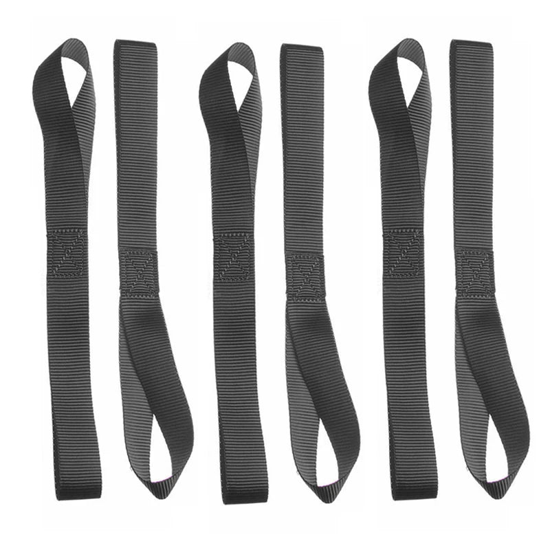 25mm Soft Loop Tie-Down Straps | Heavy Duty Cargo Lashing 6-Pack