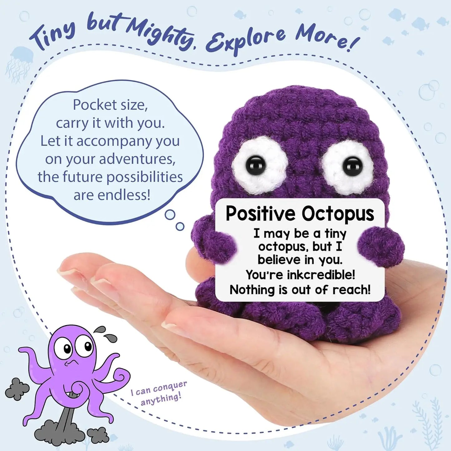 Custom Handmade Crochet Doll | Pocket Hug Knitted Plush Gift
