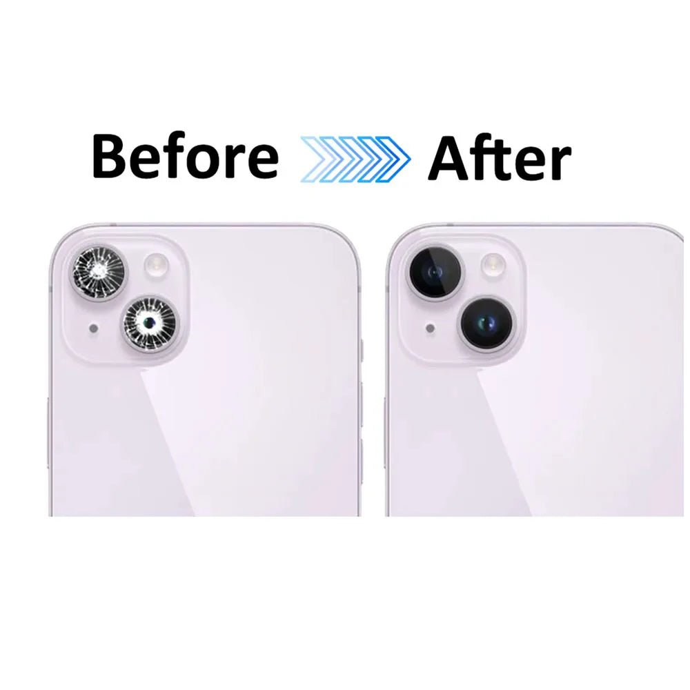 iPhone Back Camera Glass Lens Replacement + 3M Sticker & Tools