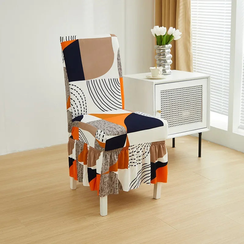Ruched Spandex Stretch Chair Covers for Dining, Wedding & Banquet