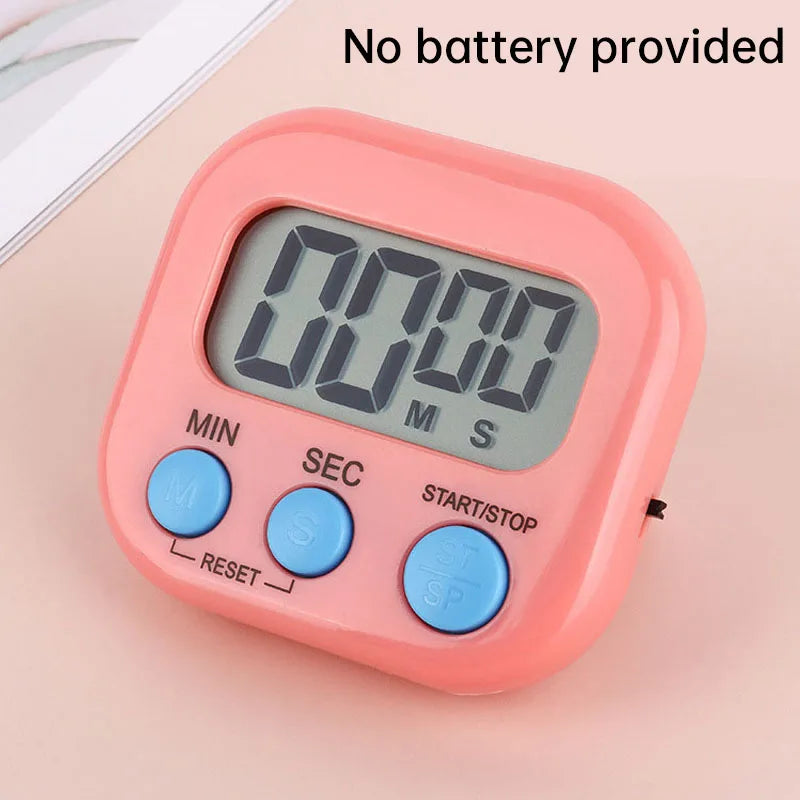 Magnetic LCD Digital Kitchen Timer – Countdown & Count-Up