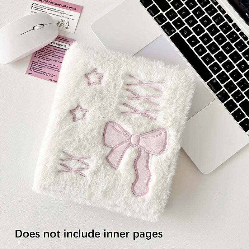 A6 Ballet Plush Bowknot Photocard Binder Album | Kpop Collect Book