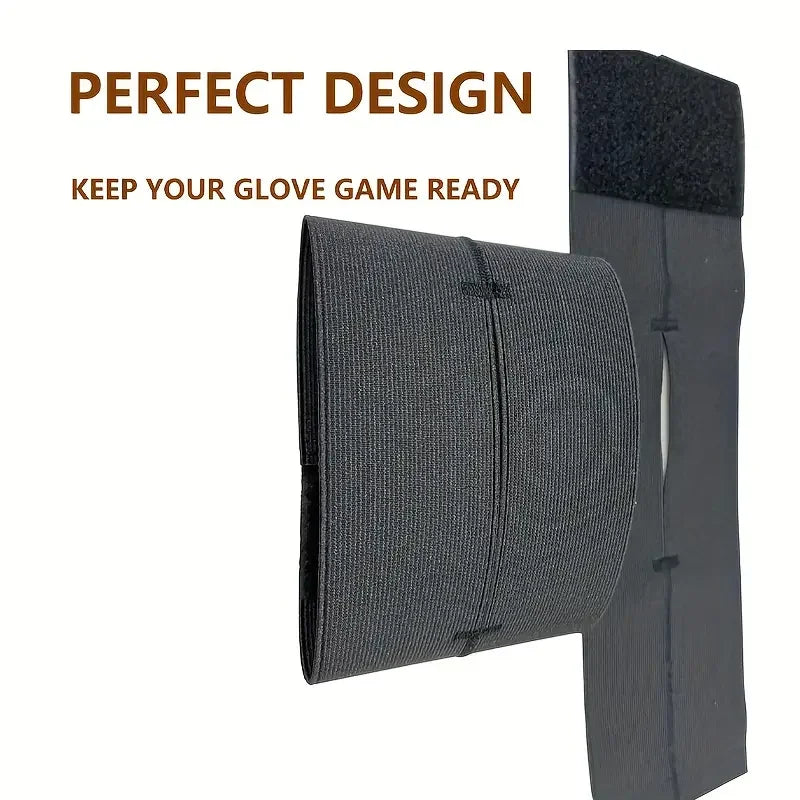 Baseball Glove Wrap Band,Portable Softball Glove Pocket Saver,Multi functional Baseball Softball Goalkeeper Gloves Accessories Peaceful Pleasures Health and Wellness