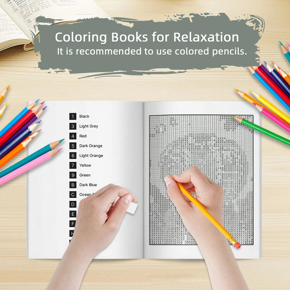 48 Page A4 Digital Coloring Book Great Way Relax Entertain