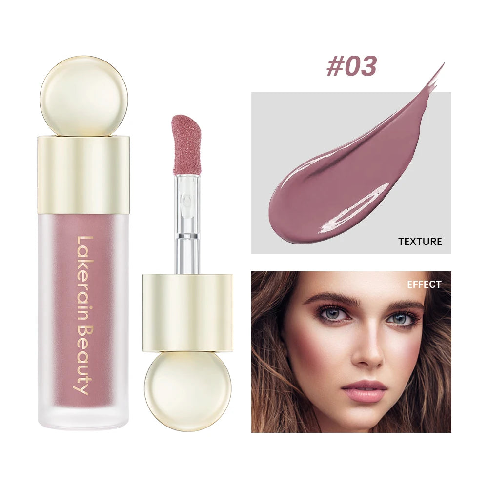 Matte Liquid Blush Velvet Blusher Orange Peach Face Pigment Lasting Beauty Natural Cheek Tint Cream Blush Makeup Maquiagem7.5ml Peaceful Pleasures Health and Wellness 03