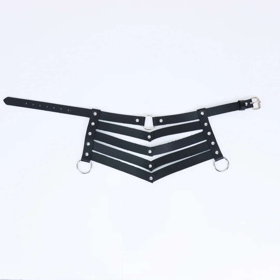 Black Sexy Trendy Rock Gothic Collar Necklaces Jewelry Leather Belt
