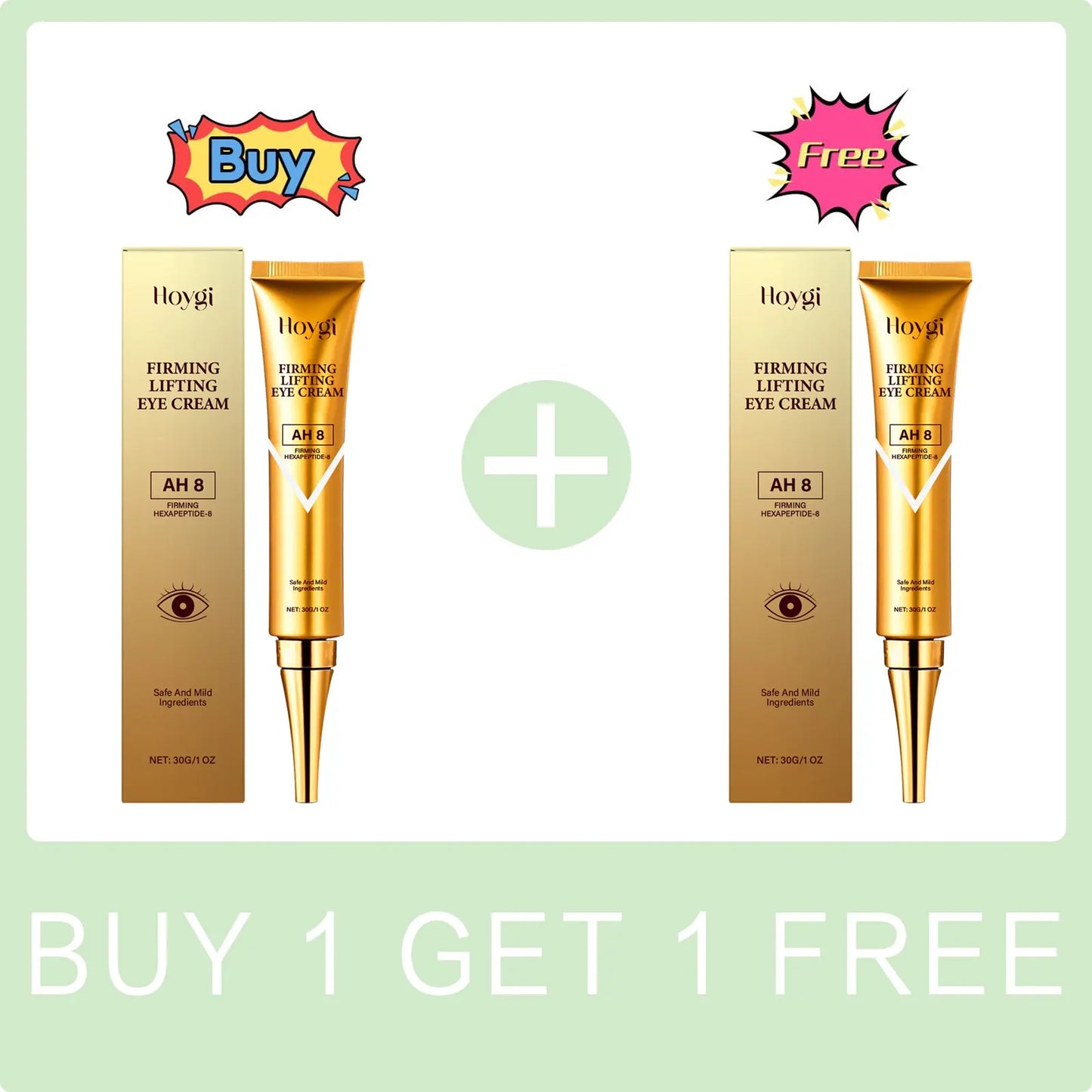 Peptide Eye Care Cream Reduce Eye Fine Lines Lightening Dark Circles Eye Bags Removal Anti Puffiness Firming Lifting Eye Cream Peaceful Pleasures Health and Wellness Buy 1 Get 1 Free