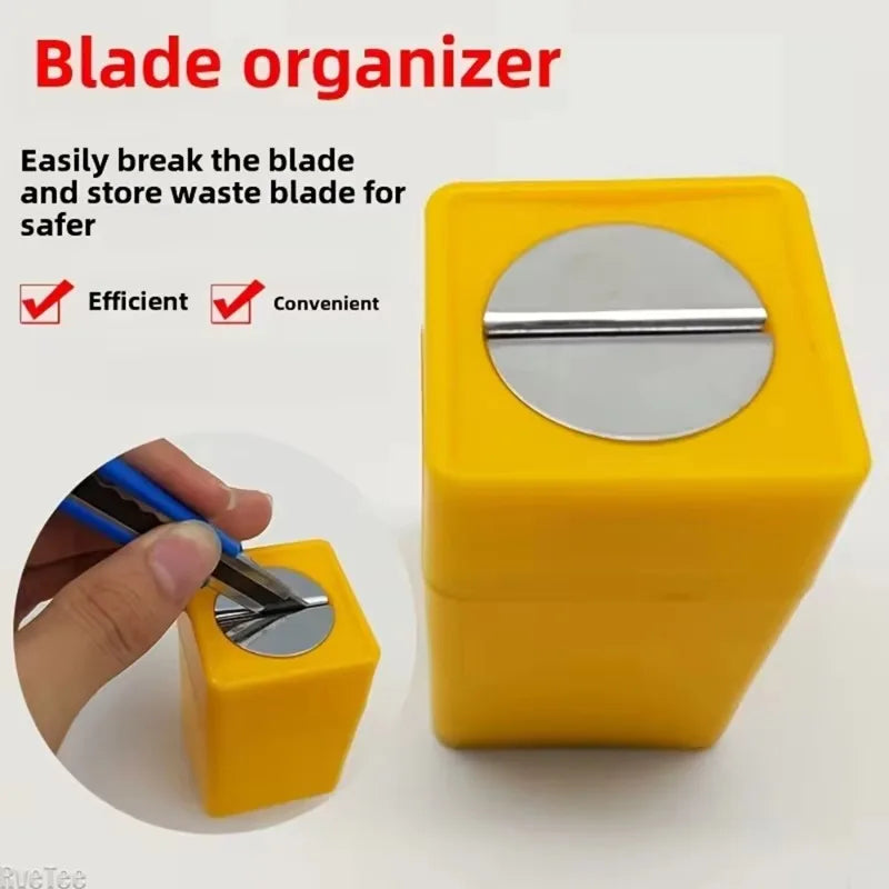 Safe Built in Breaker Utility Craft Knives Cutter Waste Blade Disposal Cases Compact Secure Recycling Tools Blade Storage Boxes Peaceful Pleasures Health and Wellness