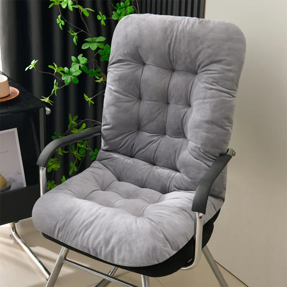Thickened 45*93cm Chair Cushion Cotton Washable Chair Cotton Pads 2 in 1 Hammock Seat Cushion Outdoor Supply Peaceful Pleasures Health and Wellness Grey
