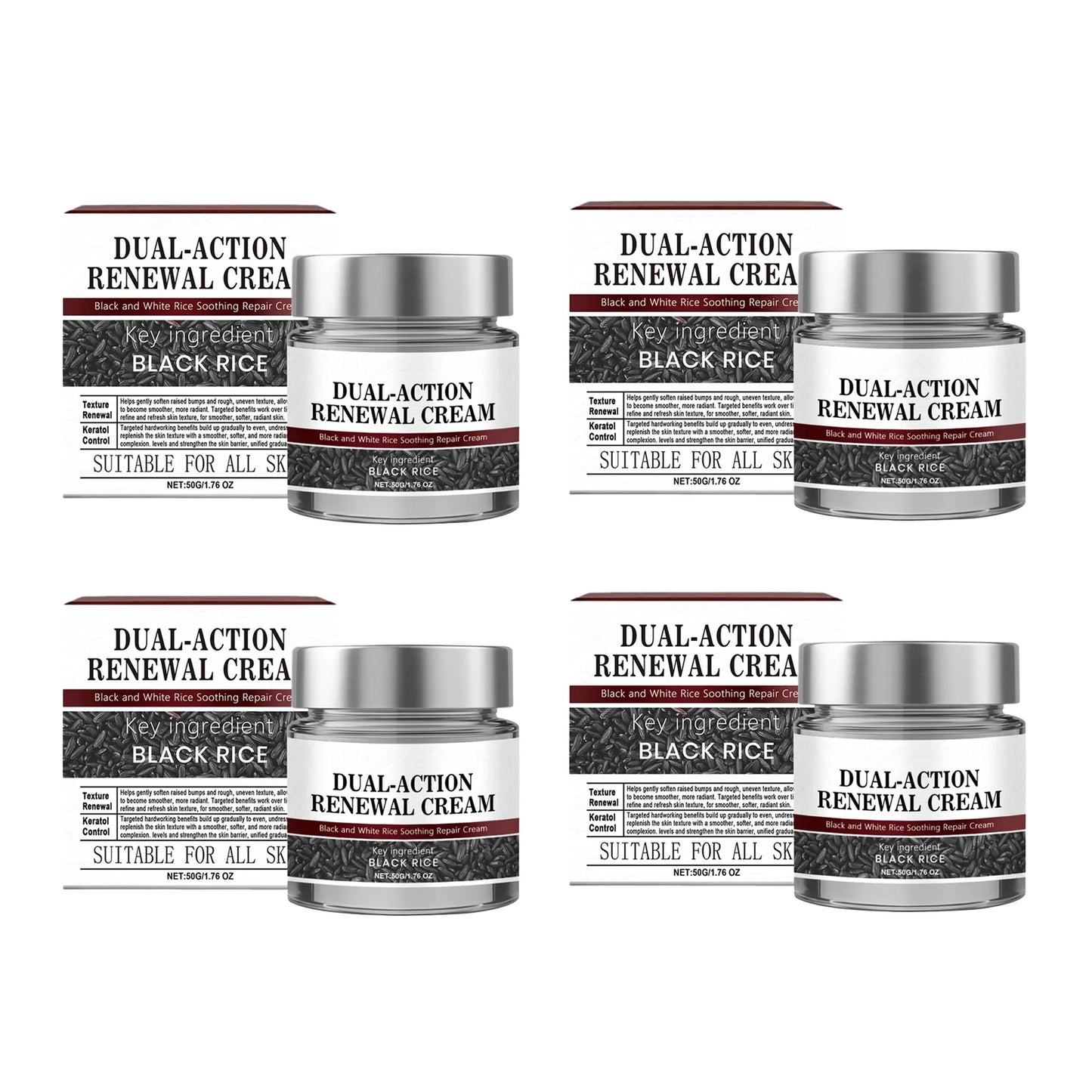 Korean Black Rice Exfoliating Brightening Body Cream 50g