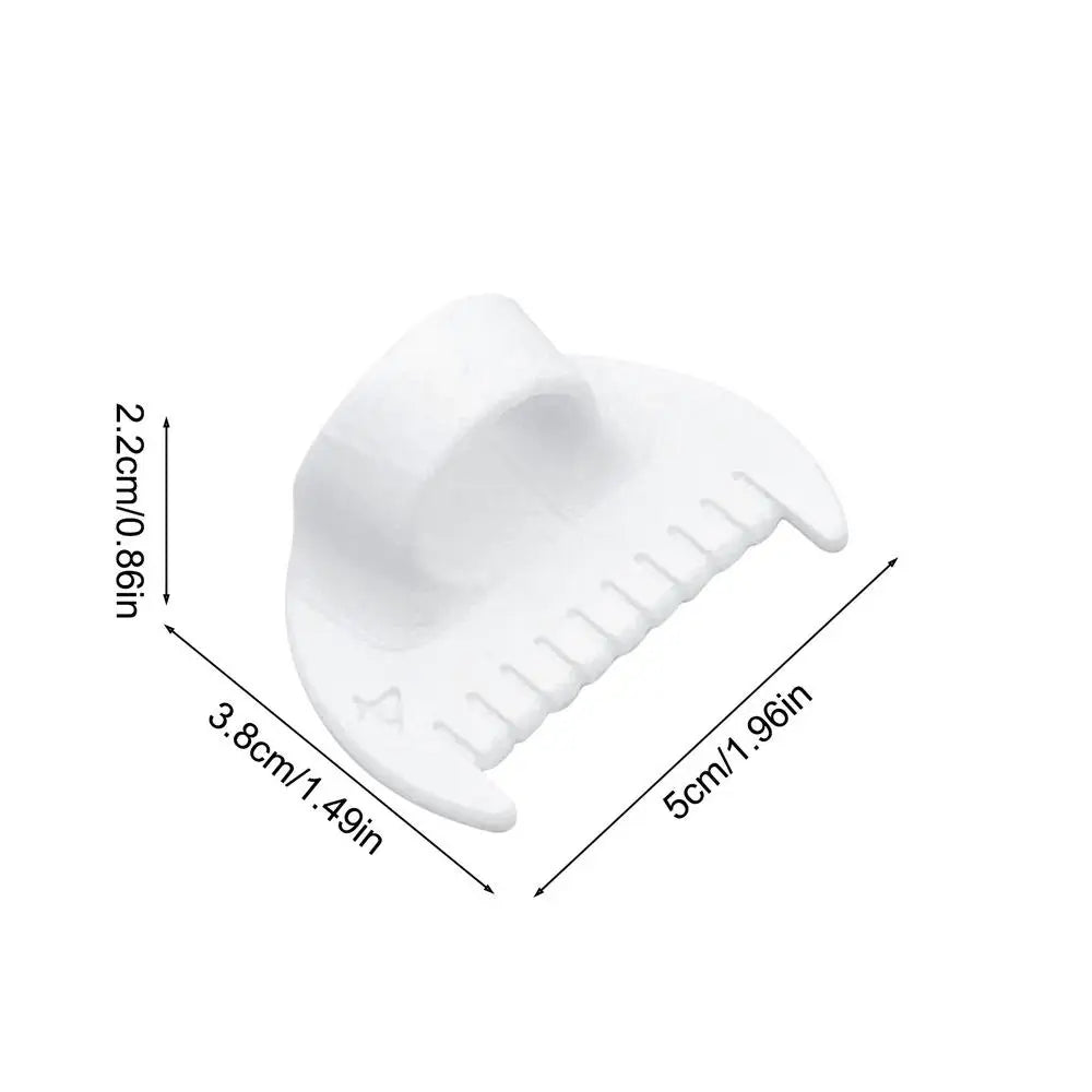 Finger Template Hand Sewing Sewing Needle Gauge Measuring Tool Needle Thimble Finger Protector Quilting Alignment Tool For Craft Peaceful Pleasures Health and Wellness White 4mm China Mainland