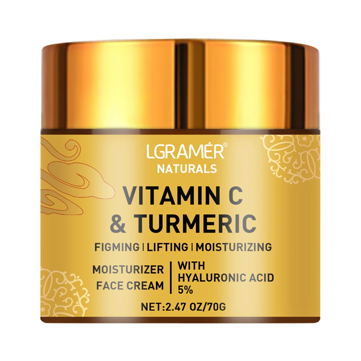 Turmeric & Vitamin C Retinol Face Cream – Firming Peaceful Pleasures Health and Wellness 70g