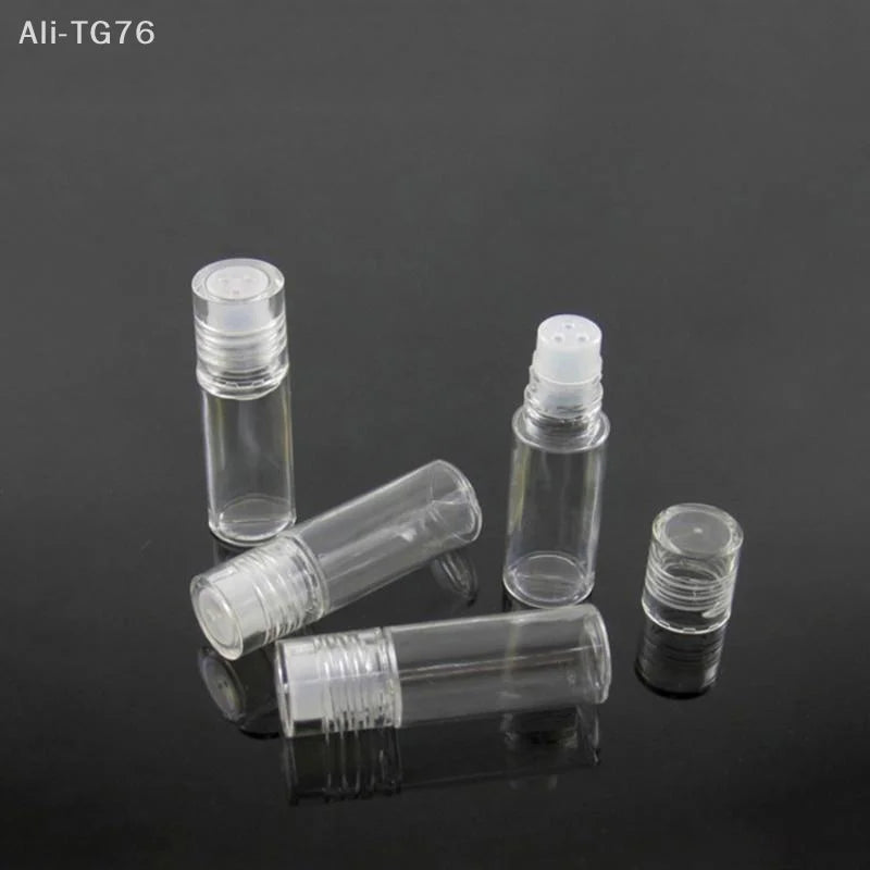 5-Pack 3ml Refillable Loose Powder Containers with Sifter Lids