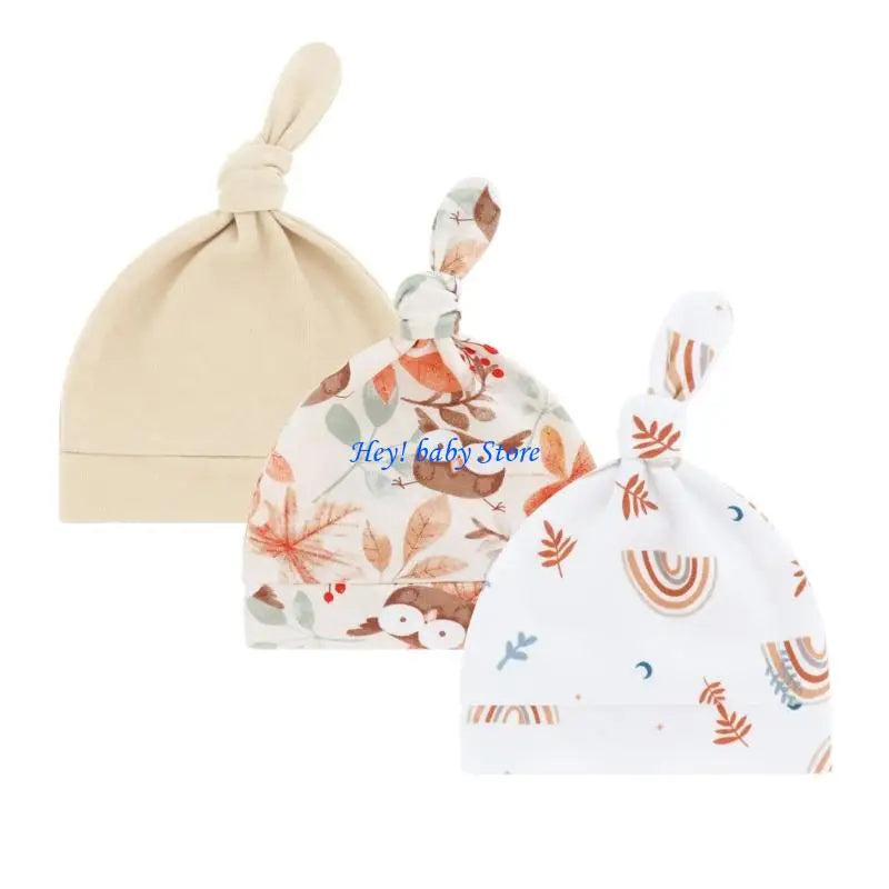 Soft Cotton Knotted Baby Hat – Newborns & Infants 0–24M