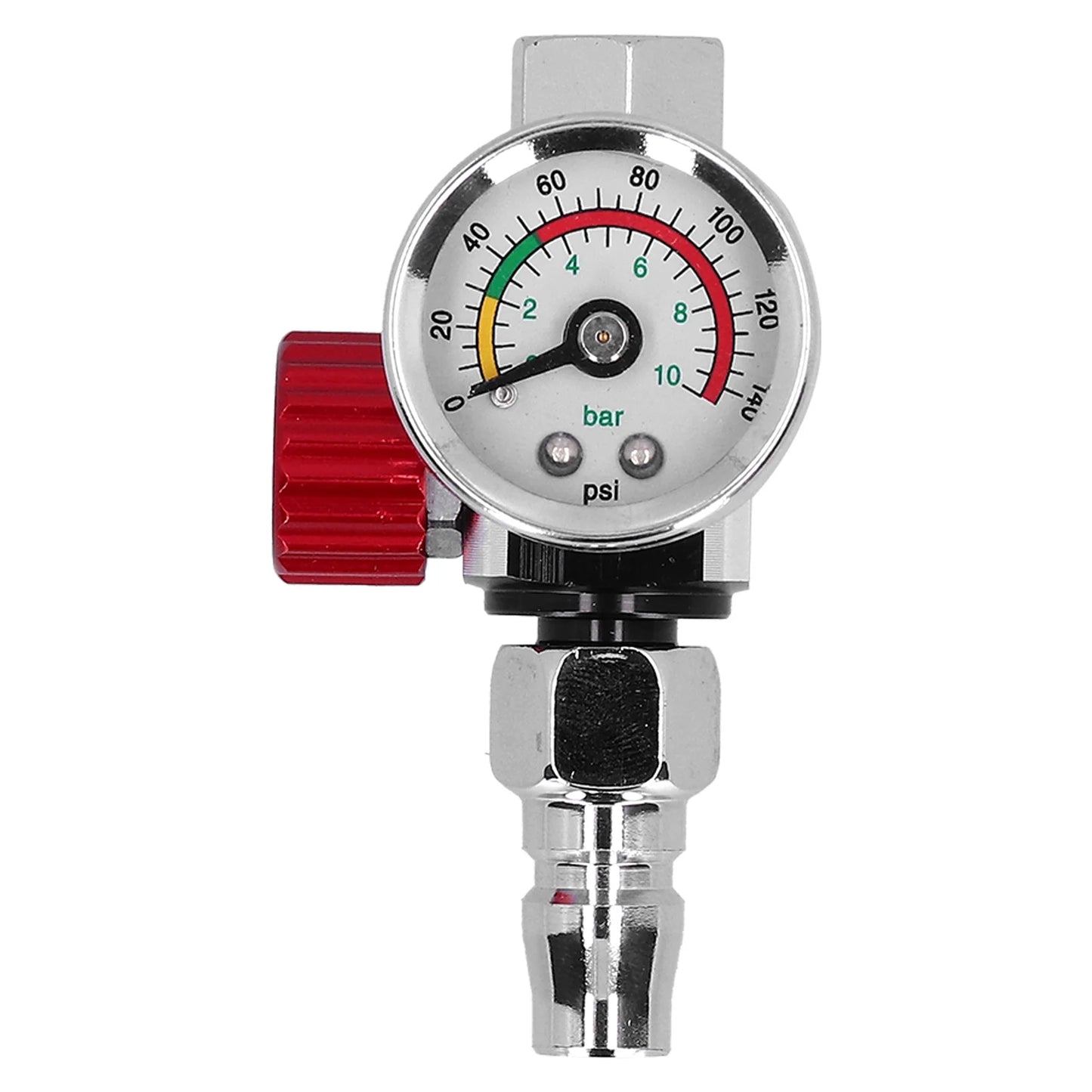 G1/4in Thread Spray Paint Gun Air Pressure Regulator Pressure Regulating Adjusting Valve Gauge Paint Gun Air Adjusting Regulator Peaceful Pleasures Health and Wellness 1011210752311