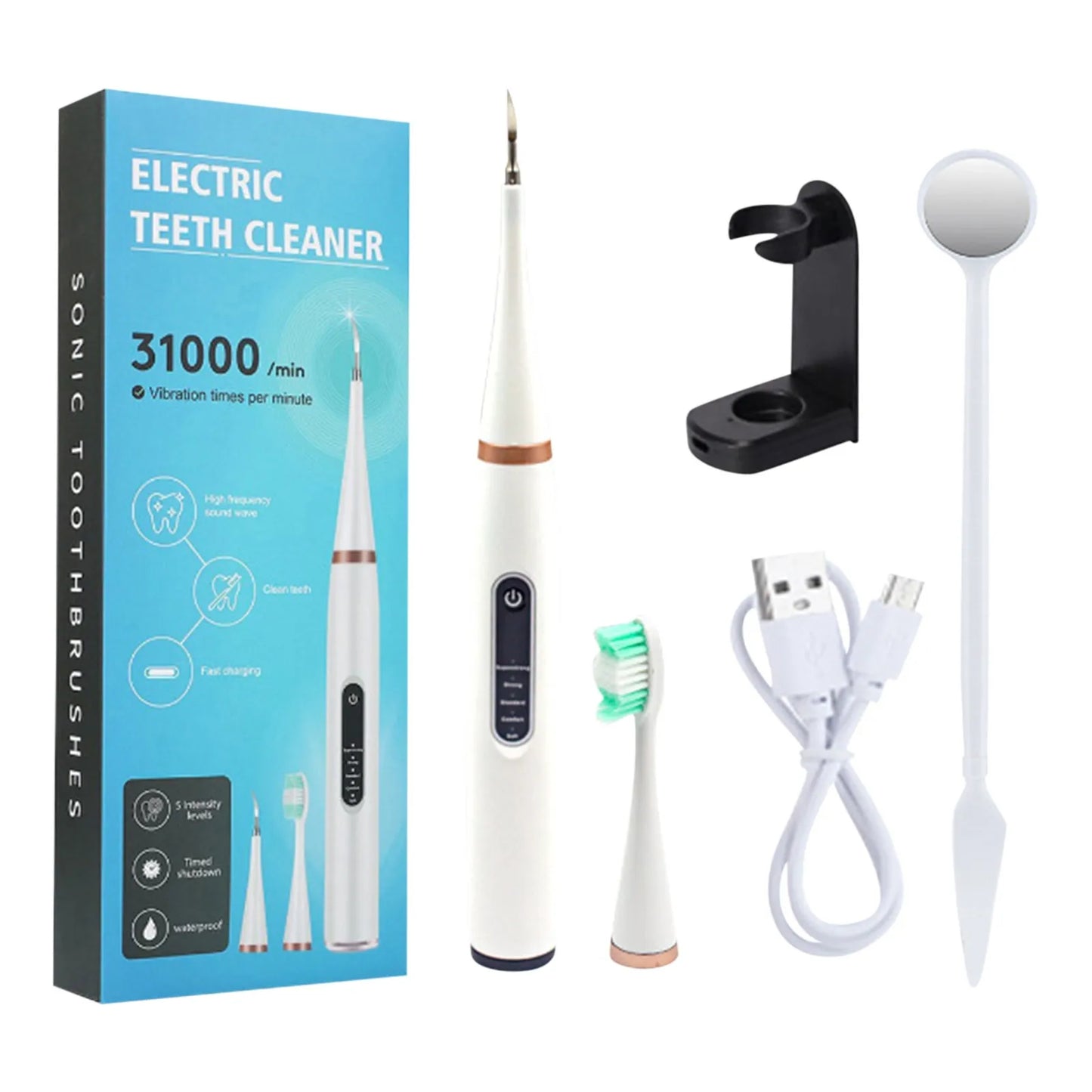 Ultrasonic Electric Dog Toothbrush – Plaque & Tartar Remover
