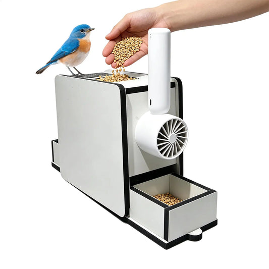 Handheld Bird Feed Shell Blower & Grain Cleaner for Parrots Bird Feed Cleaner Peaceful Pleasures Health and Wellness