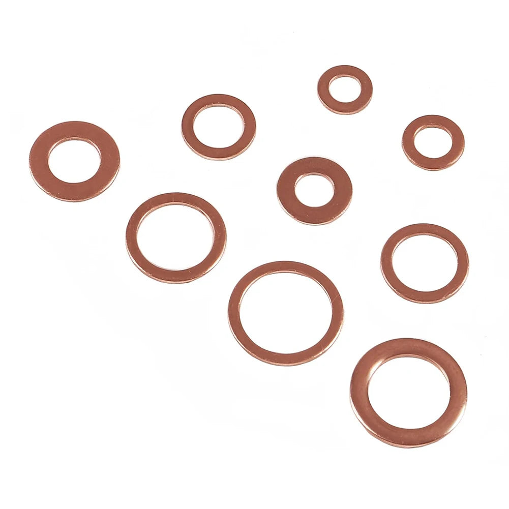 Flat Ring Seal Gasket Fastener Assortment Packing List Electrical