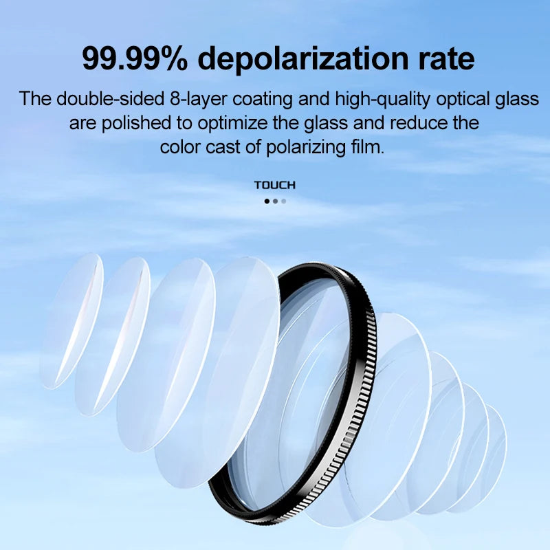 Mobile Phone Polarizer Camera Lens For Cellphone 67mm CPL Polarizer 52mm Scenery Anti-laser Polarizer Dimming Filter Accessories Peaceful Pleasures Health and Wellness