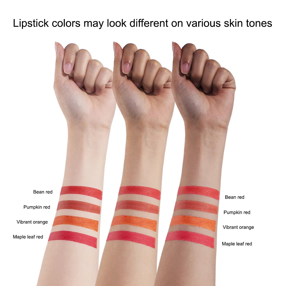 4Colors/set Cigarette Lip Gloss Set Velvet Matte Waterproof Long-lasting Lip Non-Stick Cup Cigarette Lipstick Makeup For Women Peaceful Pleasures Health and Wellness