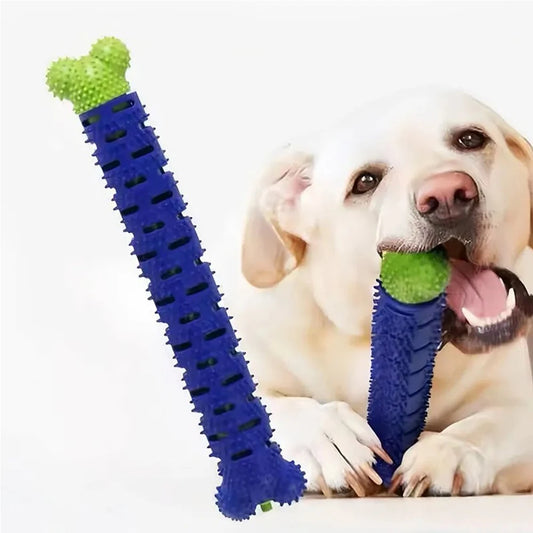 Dog Tooth Grinding Stick Food Grade Cleaning Massager Rubber Tooth Brush Chewing Toy Teeth Cleaning Pet with Slight Bite Force Peaceful Pleasures Health and Wellness