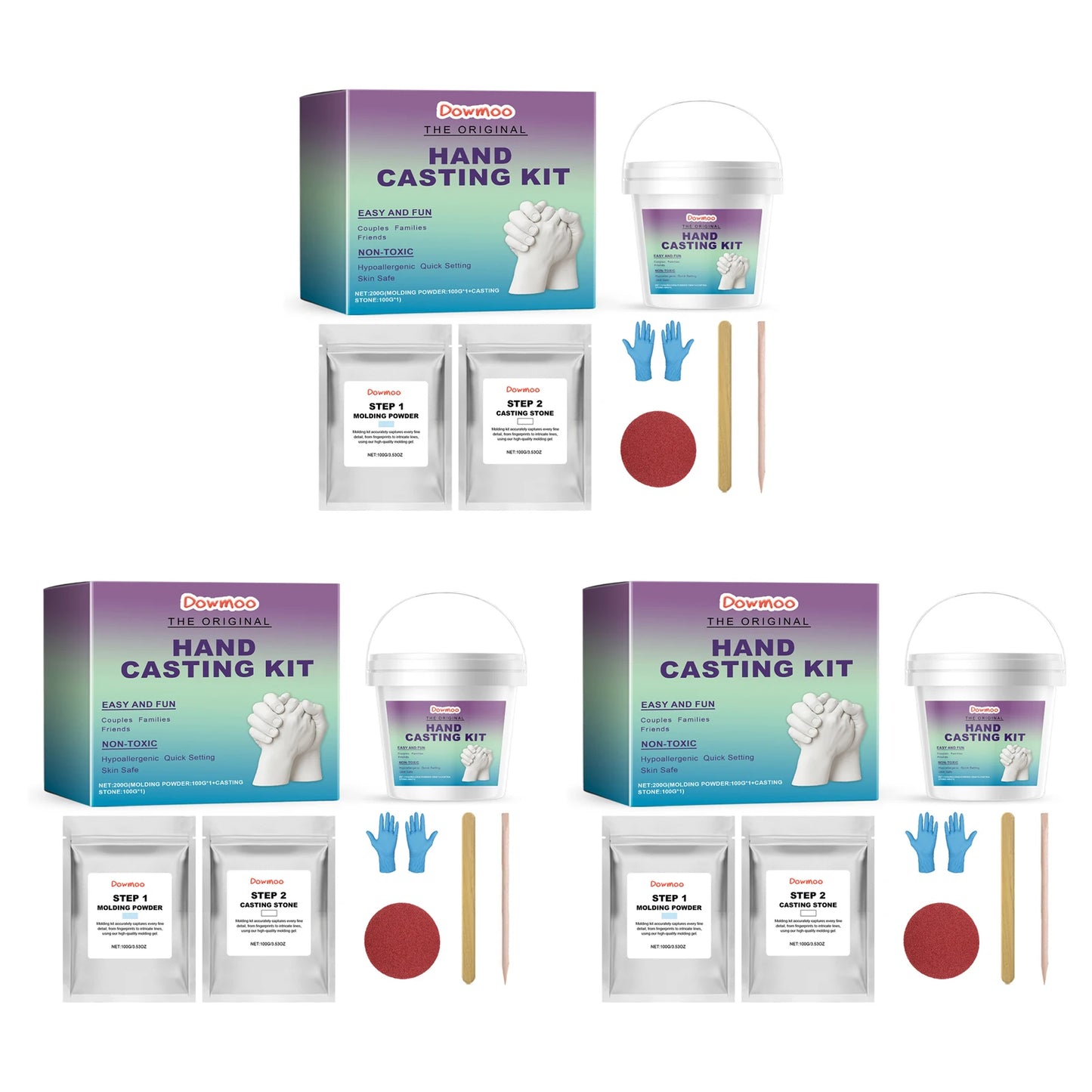 Hand Casting Kit – Couples & Family Keepsake Mold Set