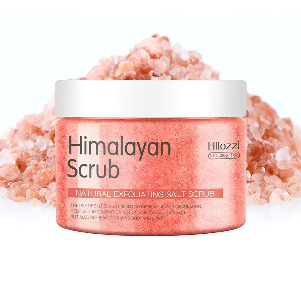 Natural Exfoliating Salt Body Scrub – Coffee, Coconut & Himalayan