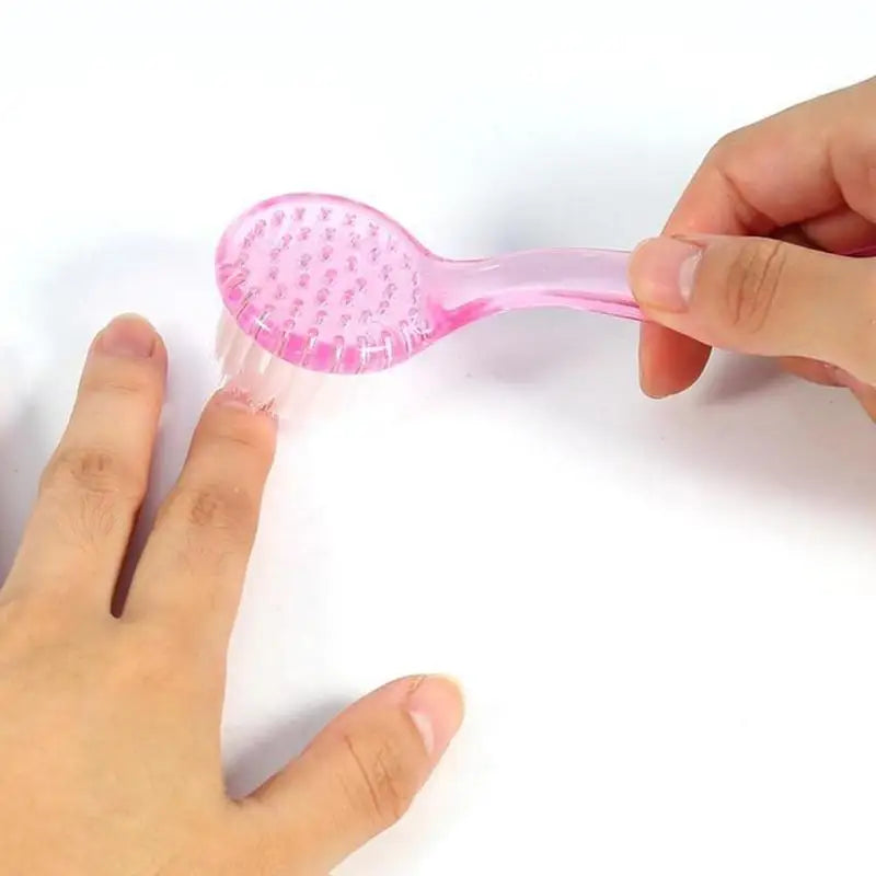 Soft Nail Dust Brush with Cover – Manicure Cleaning Brush Peaceful Pleasures Health and Wellness