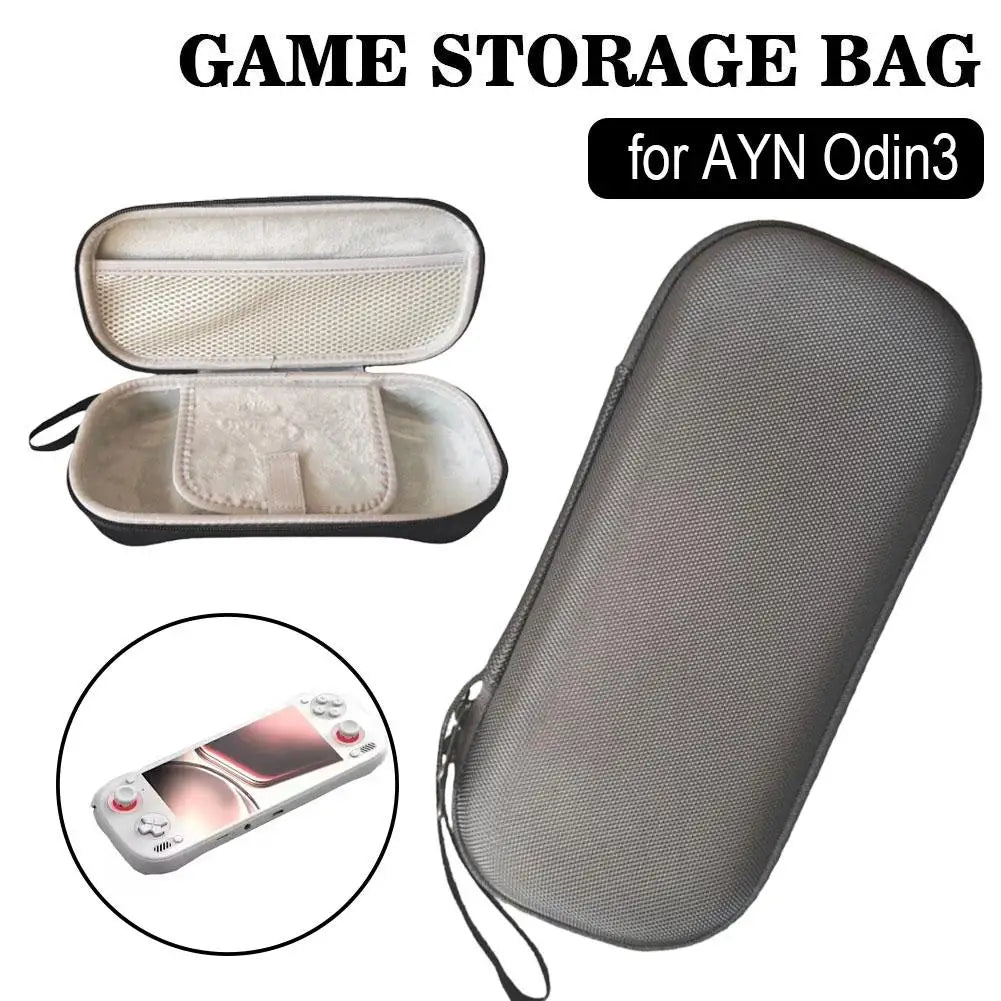 For AYN Odin 3 Gaming Console Storage Bag Pressure-Resistant Handheld Console Carry Case Protective Case Peaceful Pleasures Health and Wellness