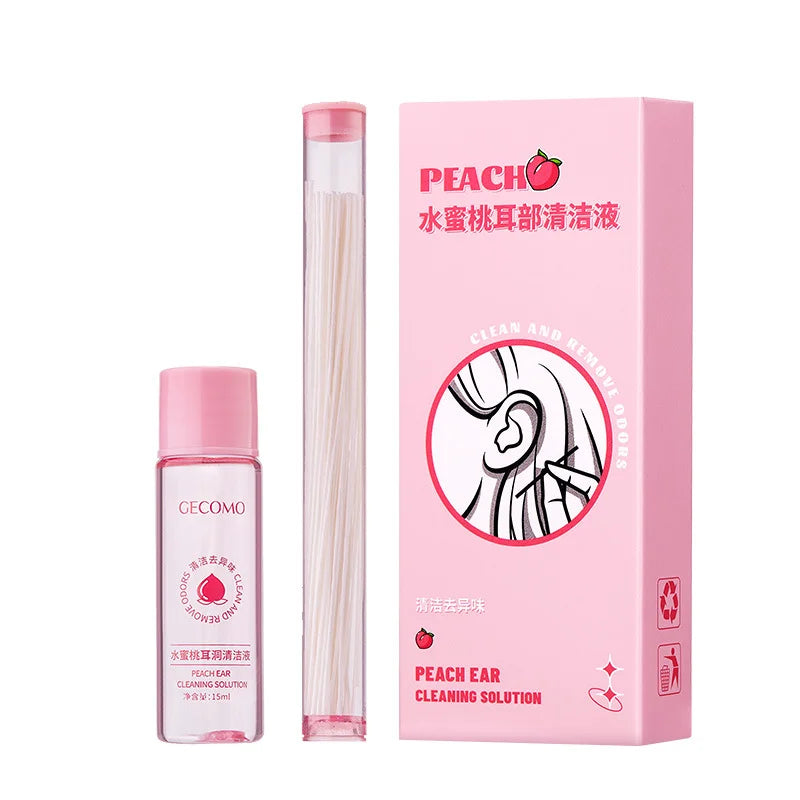 Gecomo Chamomile Ear Cleaning Solution 15ml + 60 Threads
